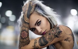 tattooed female models